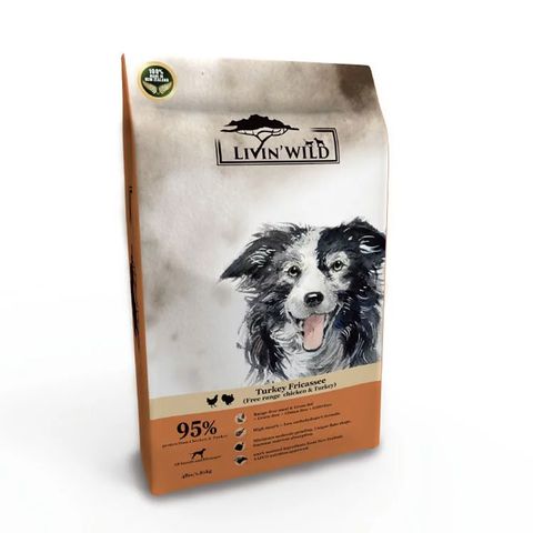 Livin Wild 野宴 隨手包【LivinWild】無穀全齡犬飼料 放養雞&火雞 1lb/454g