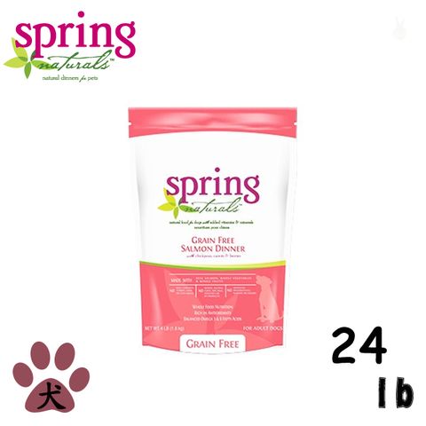 Spring Natural 曙光 天然寵物餐食犬用無榖鮭魚24lb