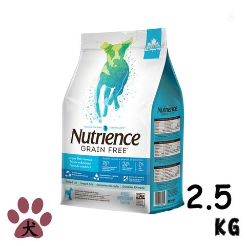 Nutrience 紐崔斯 無穀養生犬-六種魚配方2.5kg