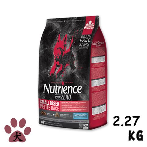 Nutrience 紐崔斯 SUBZERO黑鑽頂極無穀小型犬飼料+凍乾牛肉+羊肉+豬2.27kg