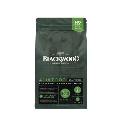 【BLACKWOOD柏萊富】特調低卡保健(雞肉+米)犬飼料/乾糧-5LB(2.2kg)