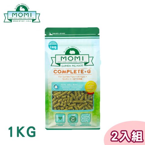 【兩包組】美國MOMI 摩米 營養全G 天竺鼠 飼料 1公斤/1KG