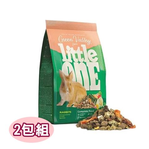 Little One 2入組綠色山谷無穀兔飼料750g