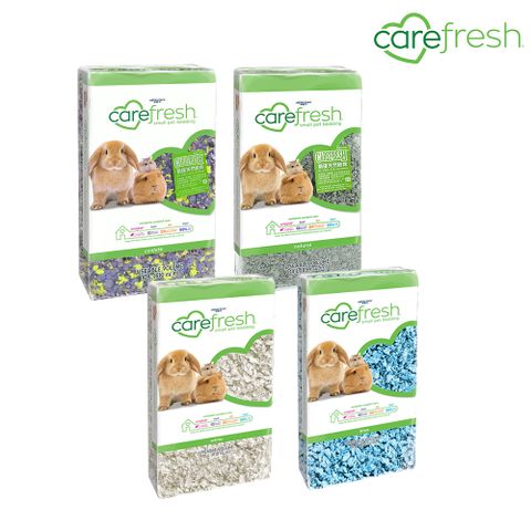 CATS BEST 凱優 【美國CAREFRESH】小動物專用紙棉-適合兔子倉鼠黃金鼠 (2入組)