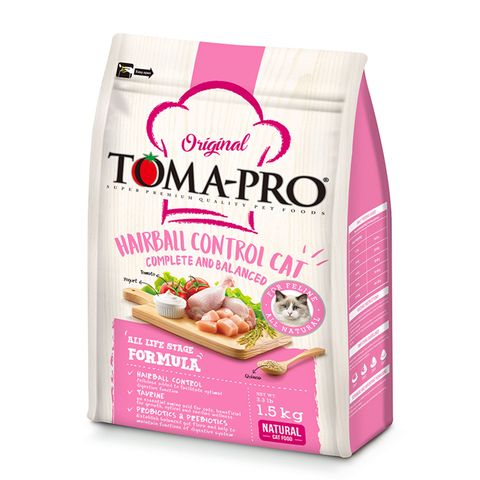 【TOMA-PRO優格】成幼貓化毛高纖雞肉+米飼料 / 乾糧-3公斤