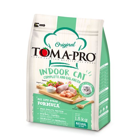 【TOMA-PRO 優格】室內貓低活動量雞肉+米飼料 / 乾糧-3公斤