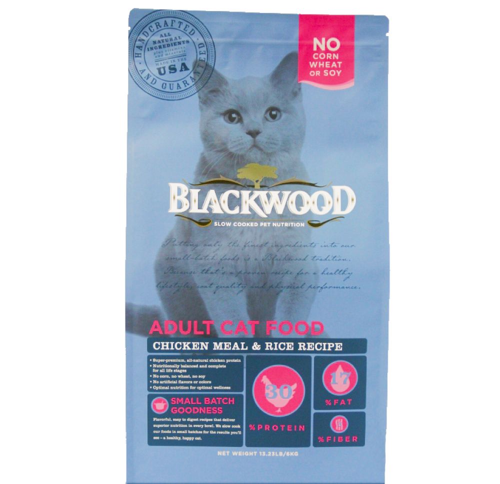 BLACKWOOD 柏萊富 特調成貓亮毛(雞肉+米)貓飼料/乾糧-4LB(1.82kg)