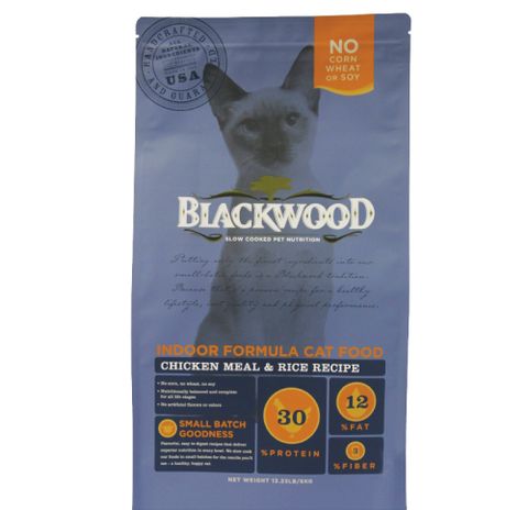 【BLACKWOOD柏萊富】室內貓全齡優活(雞肉+米)貓飼料/乾糧-4LB(1.82kg)