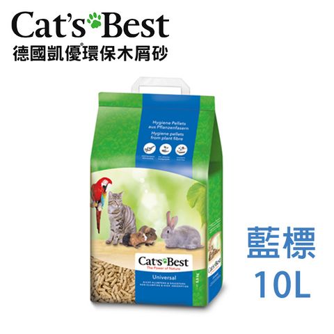 CATS BEST 凱優 【CATS BEST】德國木屑粗砂5.5kg(藍標-10L)