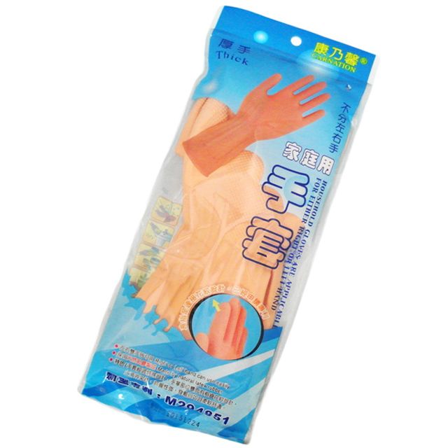 康乃馨 【一品川流】 不分左右手家庭用手套-M號-12雙入