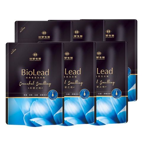 台塑生醫 BioLead經典香氛洗衣精補充包 天使之吻1.8kg(6包入)