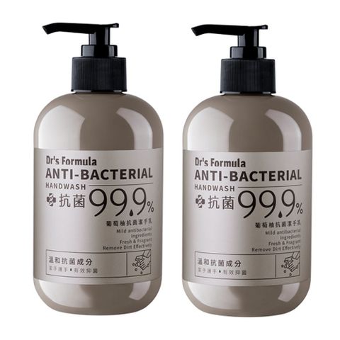 台塑生醫 Drs Formula 葡萄柚抗菌潔手乳400gx6瓶