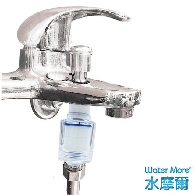 Water More  廚衛兩用 透明PP高密度濾棉除氯濾芯/沐浴過濾器(3入)