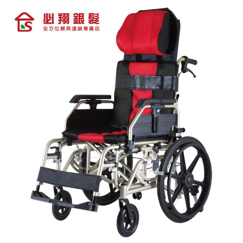 【必翔銀髮】空中傾倒型輪椅(手動輪) PH-186A(未滅菌)
