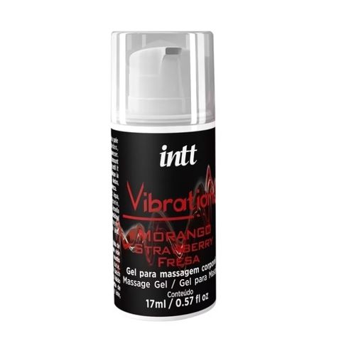 Intt 巴西 Vibration Power 跳跳糖感 爆跳式高潮液17ml (草莓) 可口交潤滑液