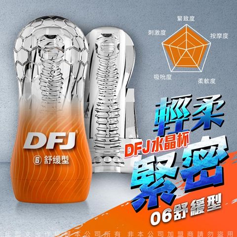 Sex Toys DFJ水晶杯 全包裹式吸吮立體通道自慰杯-舒緩型