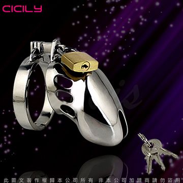 CICILY 虐戀精品 CB3000 冷酷之愛 半封閉式合金男用貞操裝置