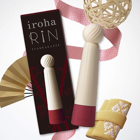 TENGA 【專區】 iroha RIN 茜紅-HMR-01電動按摩棒 震動自慰棒 情趣用品『宅家精選情趣