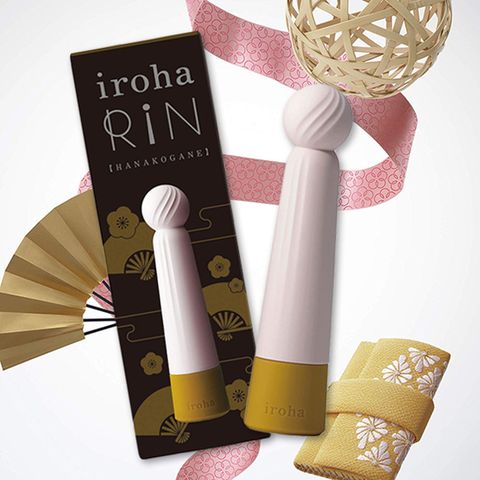 TENGA 【專區】 iroha RIN 燦金-HMR-02電動按摩棒 震動自慰棒 情趣用品『宅家精選情趣