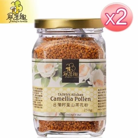 【南紡購物中心】 【尋蜜趣】台灣阿里山茶花粉(250g/罐*2入)