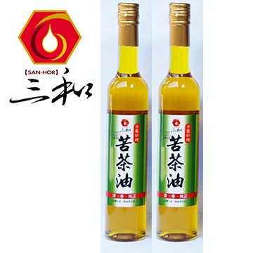 【南紡購物中心】 【三和】 頂級冷壓初榨苦茶油 400公克 /精裝瓶(2入)