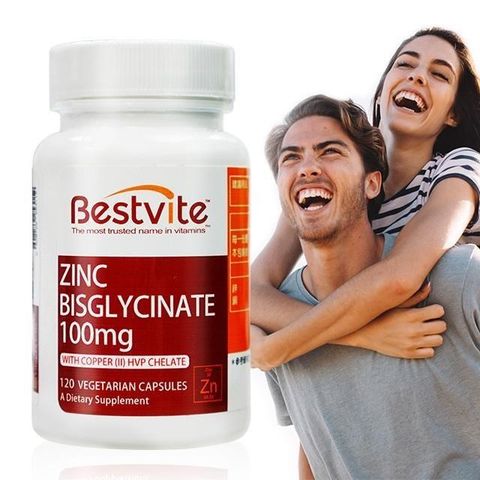 【美國BestVite】必賜力高效能鋅膠囊1瓶 (120顆)