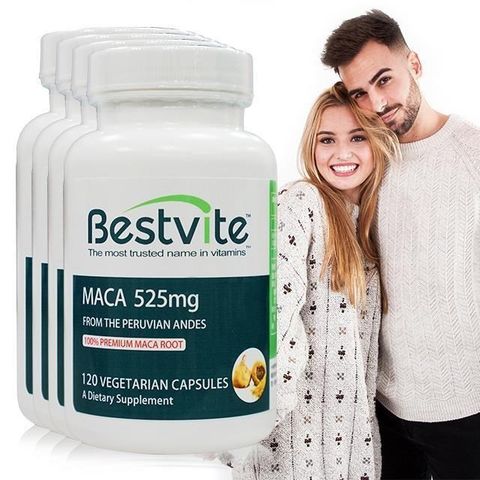 【美國BestVite】必賜力瑪卡MACA膠囊4瓶組 (120顆*4瓶)