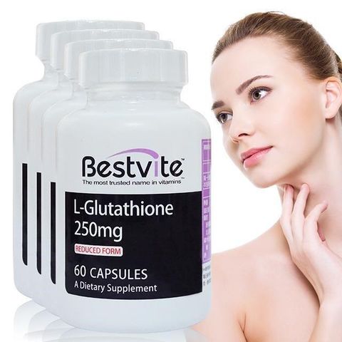 【美國BestVite】必賜力頂級榖胱甘肽膠囊4瓶組 (60顆*4瓶)