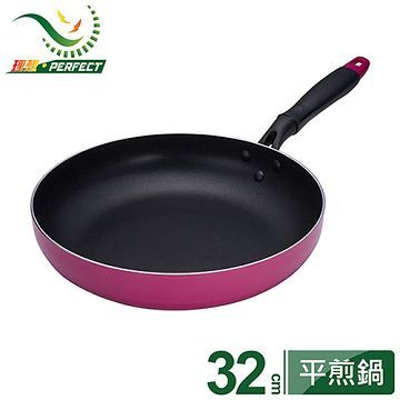 PERFECT 理想 【南紡購物中心】 品味日式不沾平煎鍋-32cm