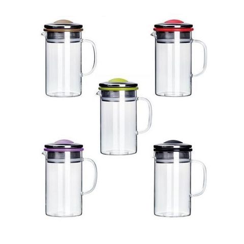 【無藏嚴選】五彩環易泡壺400ml (5色可選擇)