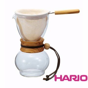【南紡購物中心】 【HARIO】濾布橄欖木手沖咖啡壺 1~2杯 DPW-1-OV