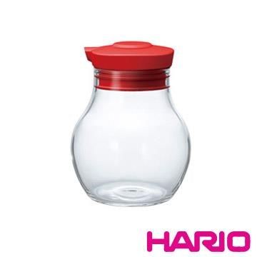 HARIO 【南紡購物中心】 酒紅按壓式調味罐120 OMPS-120-R 120ml