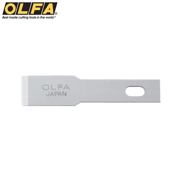 OLFA 【南紡購物中心】 日本筆刀刀片KB4-F/5平刃刀片筆刀刀片AK-4專用替刃6mm刀片田宮74098刀片157B替刃平刃刀