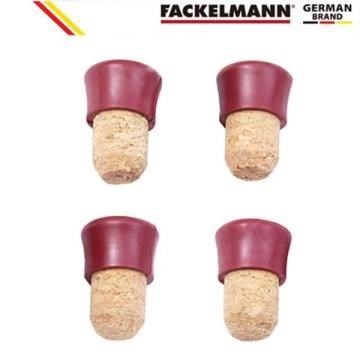 FACKELMANN 法克漫 【南紡購物中心】 德國  四入裝軟木瓶塞 