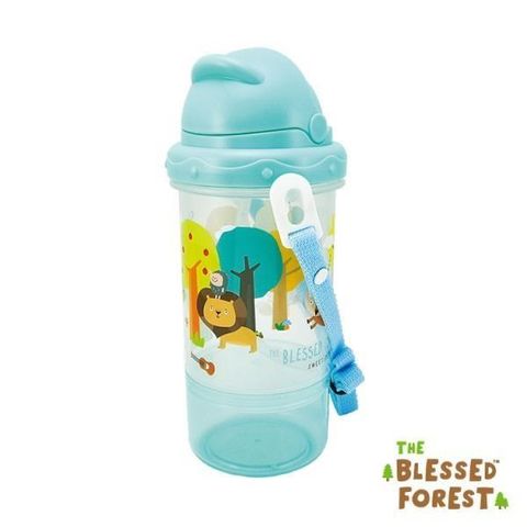 祝福森林 無毒滑蓋雙層水壺 400ml