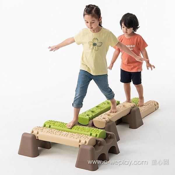 Weplay 【南紡購物中心】 身體潛能開發系列【平衡運動】叢林平衡木 ATG-KP5001 