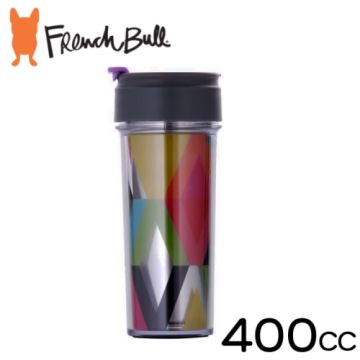 French Bull 【南紡購物中心】 幾何幸福雙層保溫隨行杯400ml .