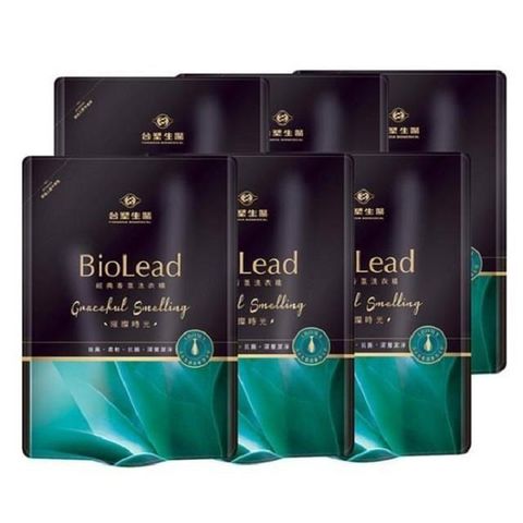 【南紡購物中心】 《台塑生醫》BioLead經典香氛洗衣精補充包 璀璨時光1.8kg(6包)