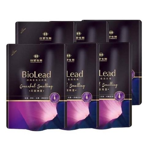 《台塑生醫》BioLead經典香氛洗衣精補充包 花園精靈1.8kg(6包)