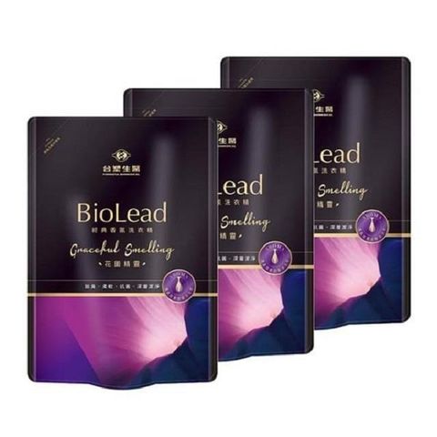 Dr's Formula 台塑生醫 【南紡購物中心】 BioLead經典香氛洗衣精補充包 花園精靈1.8kg(3包)