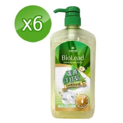 Dr's Formula 台塑生醫 【南紡購物中心】 BioLead蘆薈洋甘菊碗盤洗潔精1000g(6瓶)