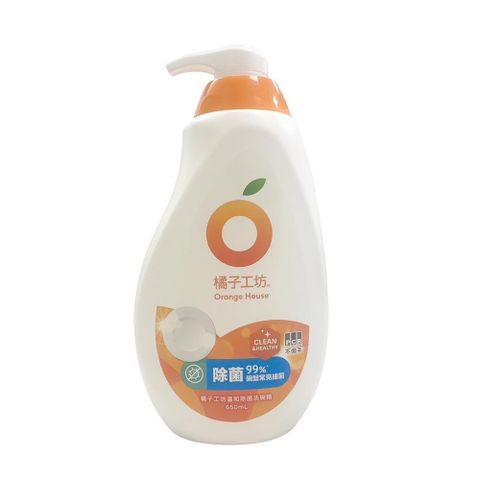 橘子工坊 【南紡購物中心】  碗盤洗潔精 650ml*6入&nbsp;