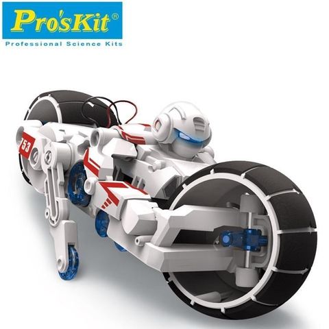 ProsKit 寶工 【南紡購物中心】 台灣科學玩具 鹽水動力巡戈車GE-753重機車SALT WATER MOTORCYCLE KIT