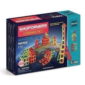 Magformers 【南紡購物中心】 【韓國 片】環球地標 100pcs ACT06149