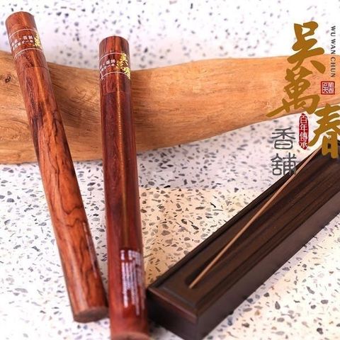 【南紡購物中心】 【百年傳承吳萬春香舖】凌霄(7吋/20g/罐) 臥香 天然原料 無任何化學添加物 淨化空氣 養生 府城百年香舖 台灣製造