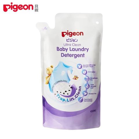 BabyCity 娃娃城 【南紡購物中心】 日本《Pigeon 貝親》嬰兒洗衣精補充包450ml