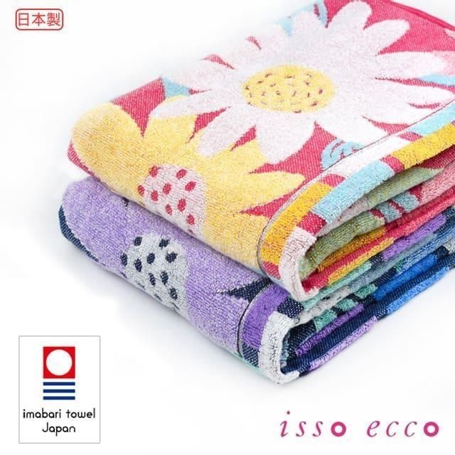 croissant 科羅沙 【南紡購物中心】 日本ISSO ECCO今治(imabari towel)無撚大理花浴巾 70*140cm