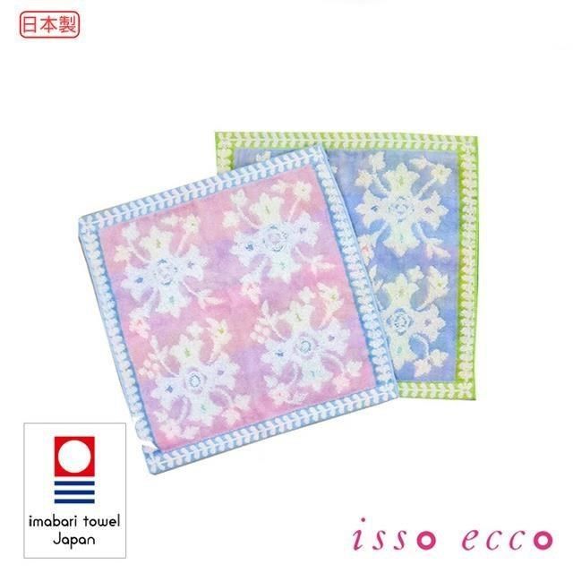 croissant 科羅沙 【南紡購物中心】 日本ISSO ECCO今治(imabari towel)無撚十字章方巾 33*35cm