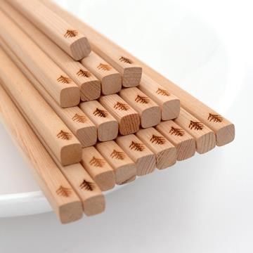 【南紡購物中心】 【芬多森林】台灣檜木|檜木筷子|木製餐具 10雙入
