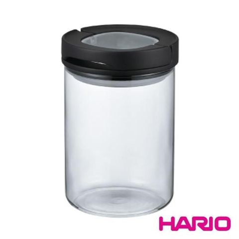 HARIO 密封保鮮罐M黑色/ MCNJ-200-B